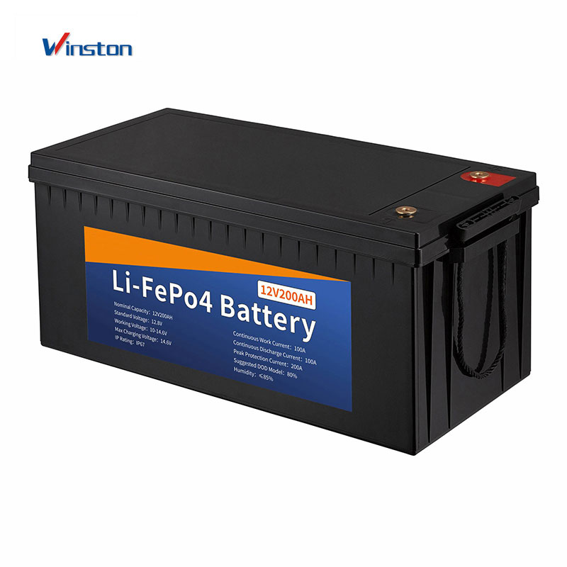 24V 100AH 2.56KWH LiFePO4 Li-Ion Storage Lithium Ion Battery